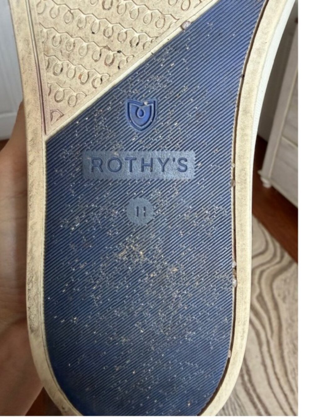 Rothy's leopard print chelsea-style sneakers- size 11 - Picture 7 of 7